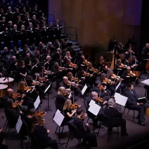 The WSS and Symphony Chorus in May 2023